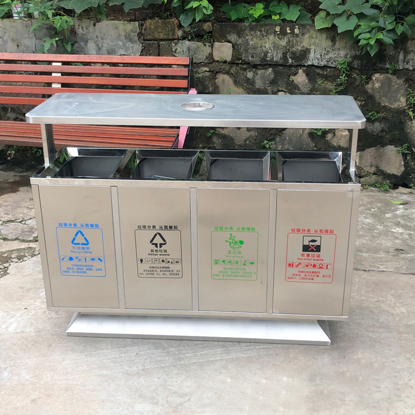 不銹鋼分類垃圾桶生產(chǎn)廠家 不銹鋼分類垃圾桶生產(chǎn)廠家
